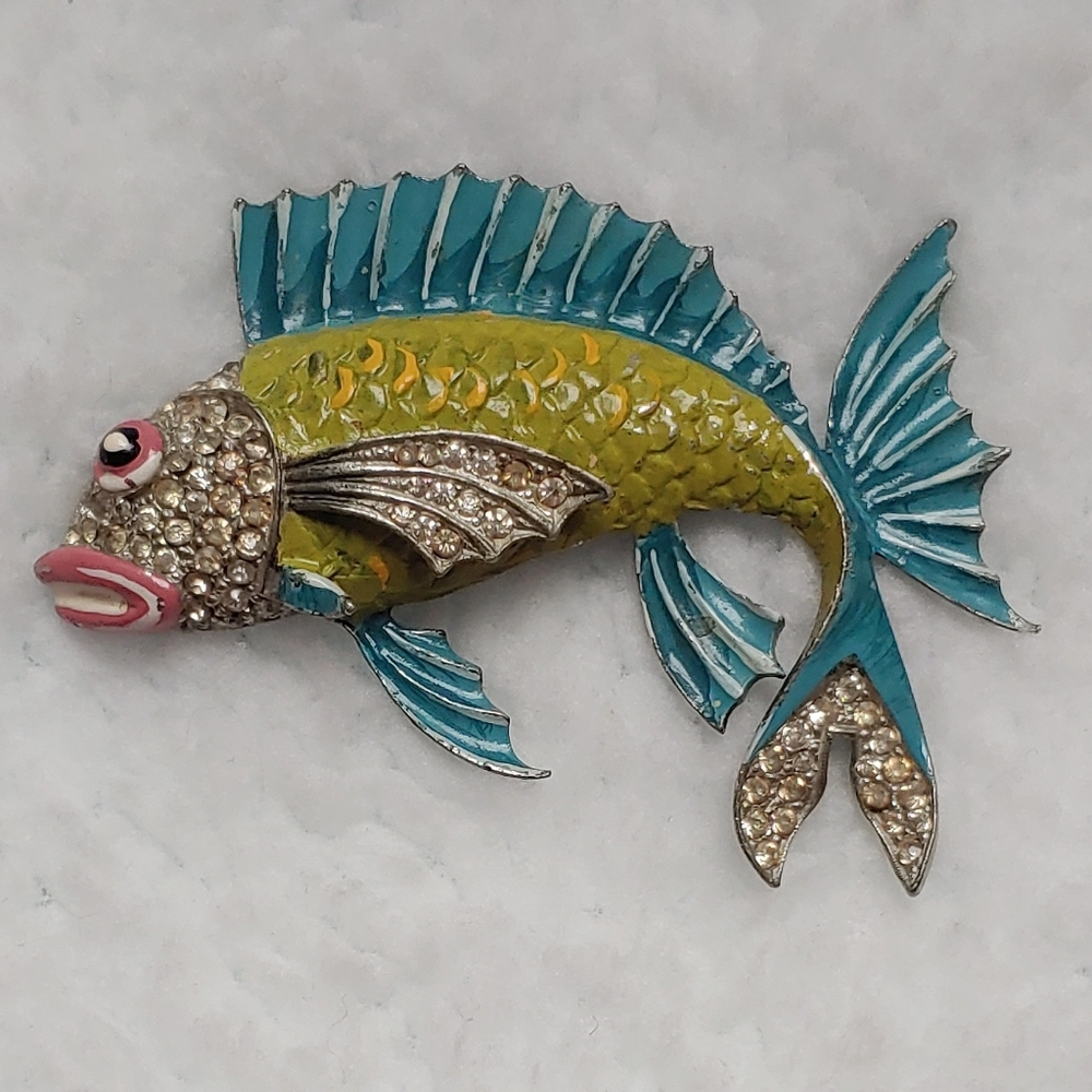 Jose Rodriguez Fish Brooch